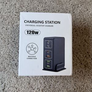 120W Multi USB C Fast Charger Type C PD 65W Charging Station For iPhone Laptop